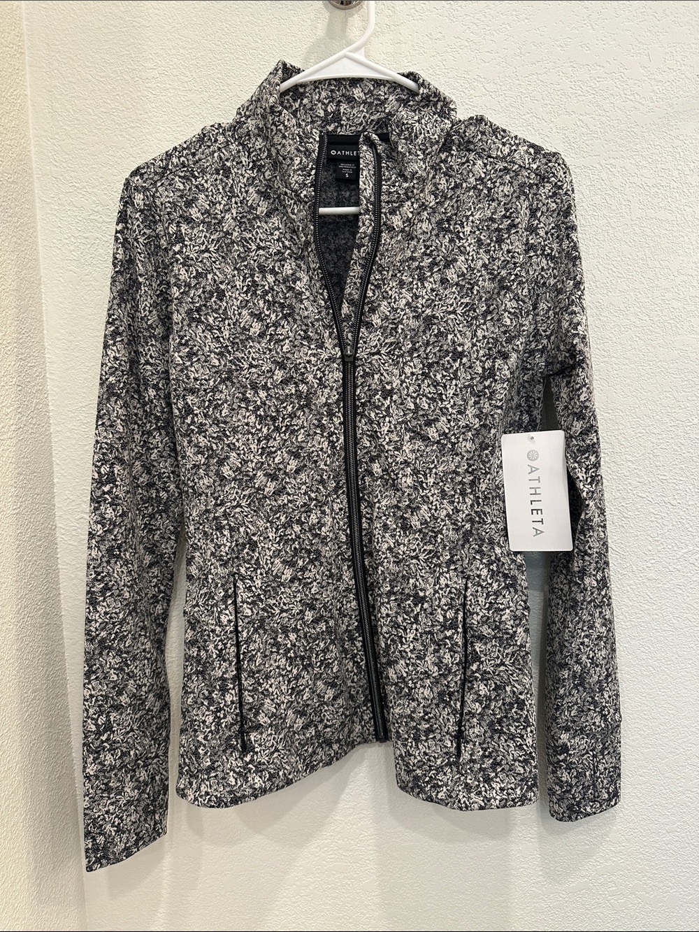 Athleta Shanti Textured Full-Zip Jacket